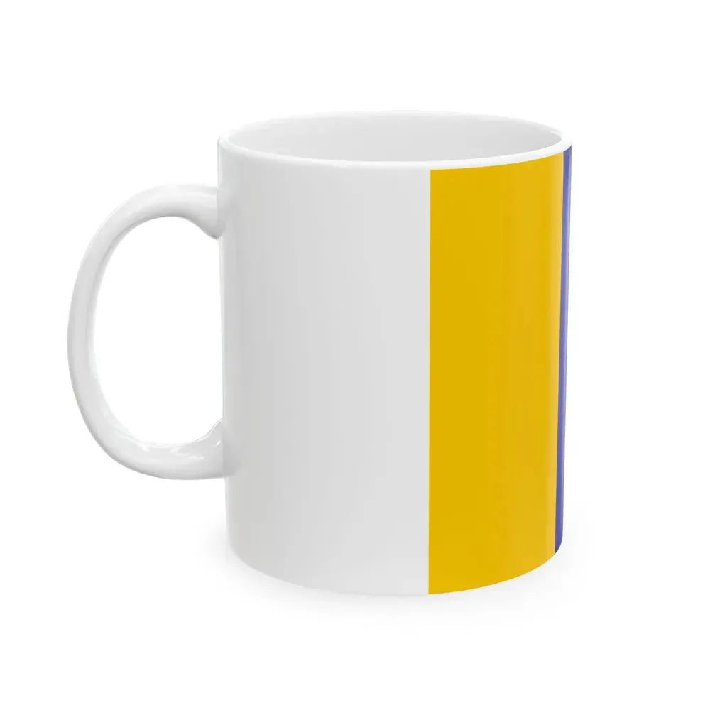 Flag of Hutchinson Kansas (United States) White Coffee Mug - Go Mug Yourself