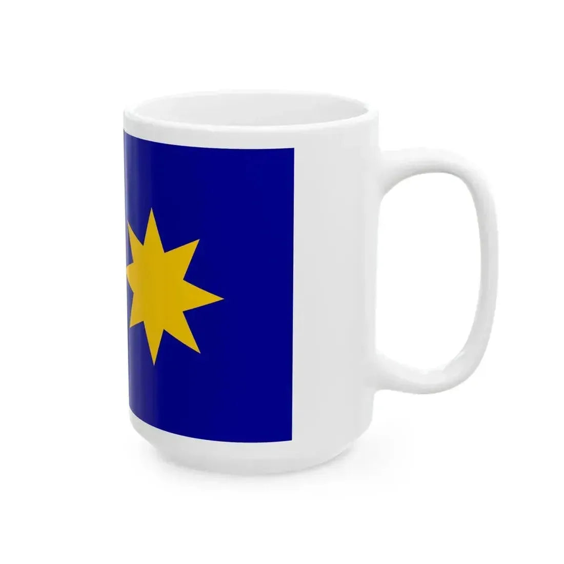 Flag of Hutchinson Kansas (United States) White Coffee Mug - Go Mug Yourself