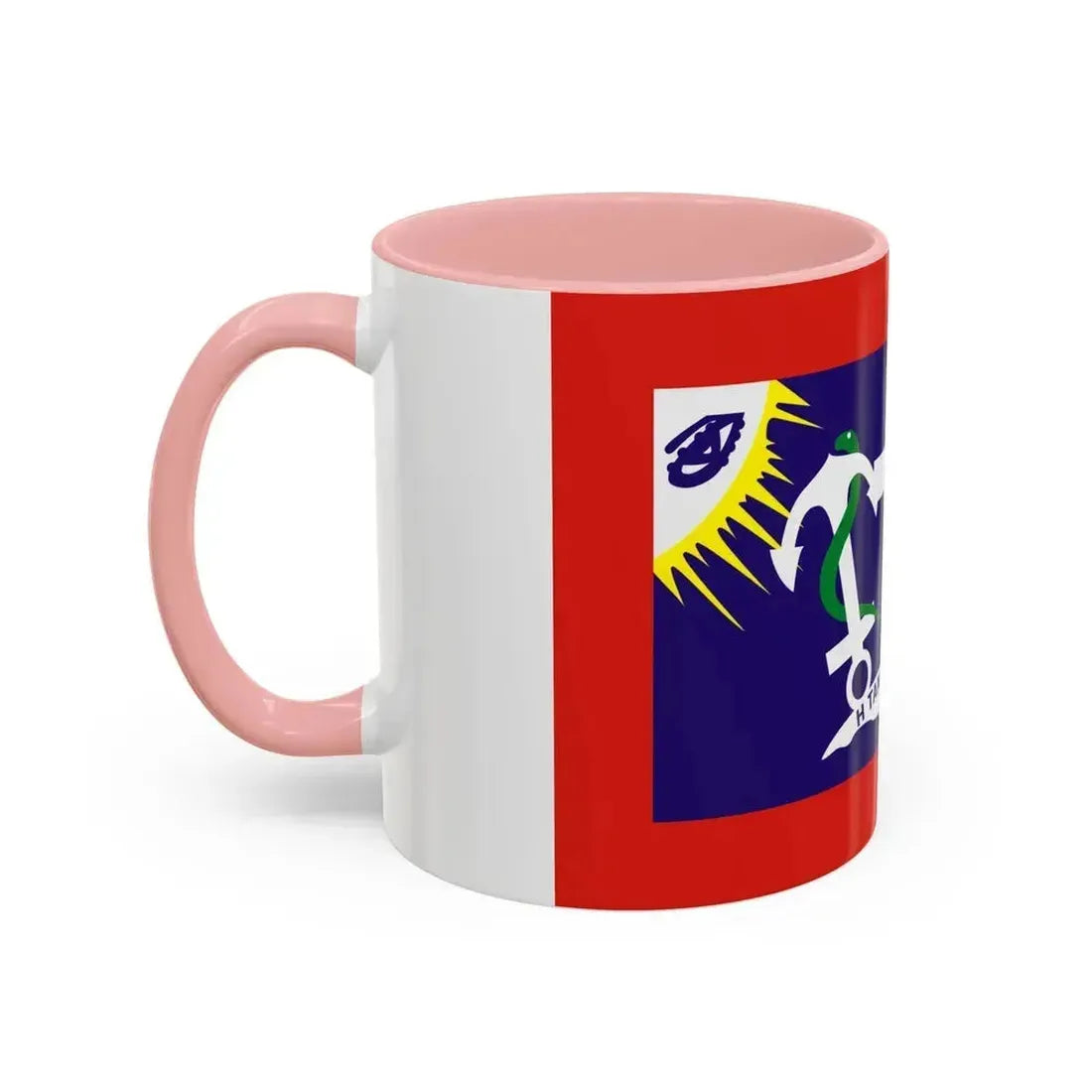 Flag of Hydra Greece - Accent Coffee Mug - Go Mug Yourself