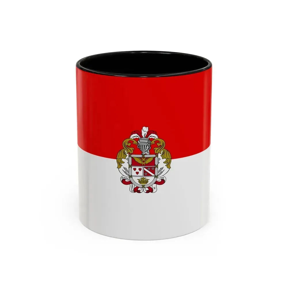 Flag of Ibarra Ecuador - Accent Coffee Mug 11oz Black - Go Mug Yourself