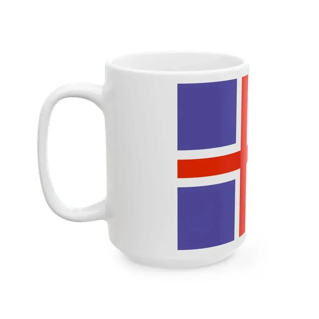 Flag of Iceland WFB 2000 (Iceland) White Coffee Mug - Go Mug Yourself