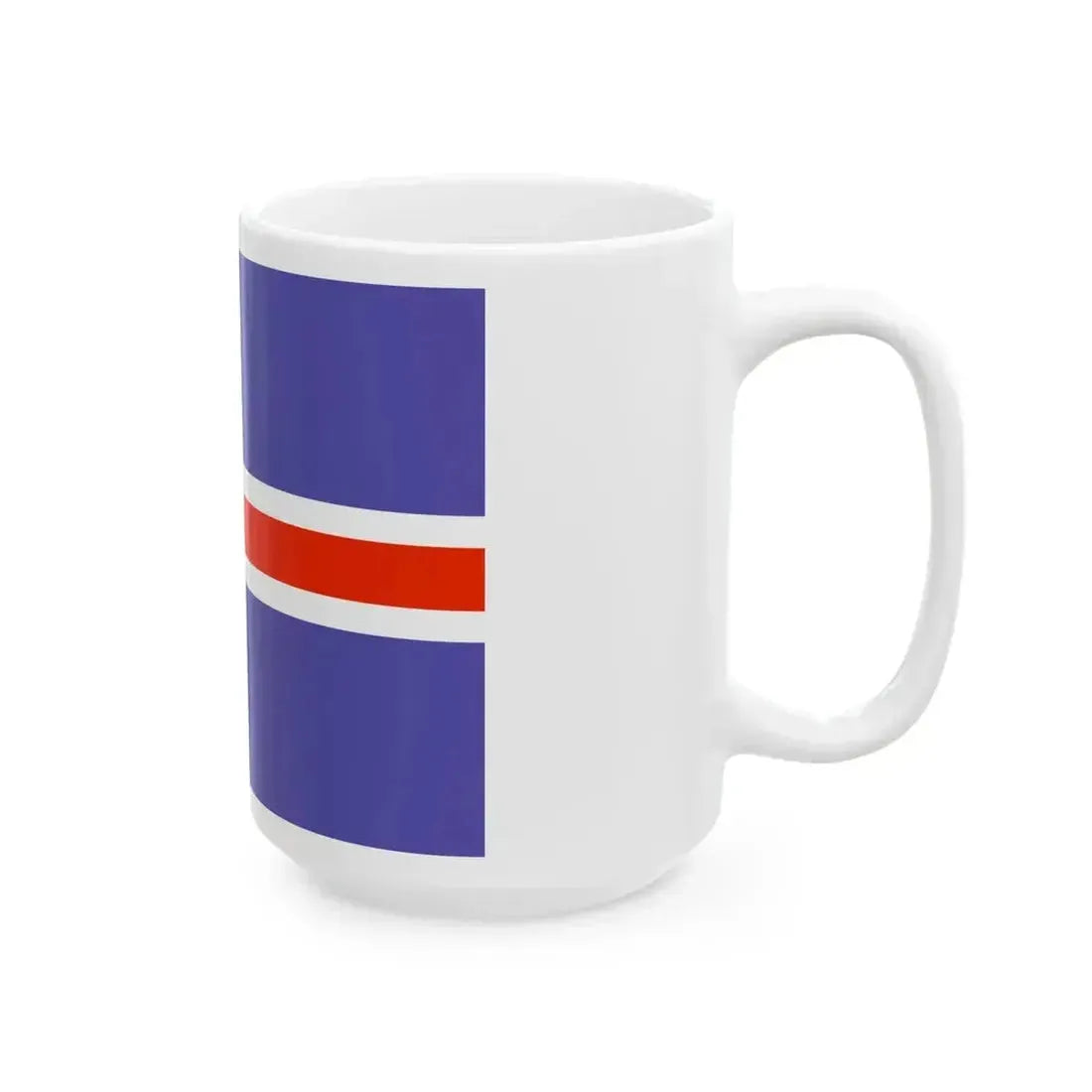 Flag of Iceland WFB 2000 (Iceland) White Coffee Mug - Go Mug Yourself