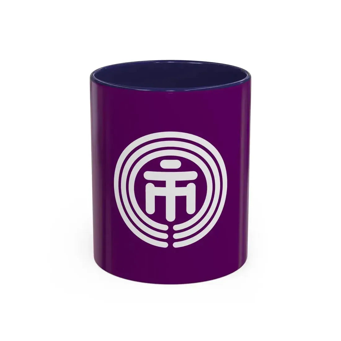 Flag of Ichikawa Chiba Japan - Accent Coffee Mug 11oz Navy - Go Mug Yourself