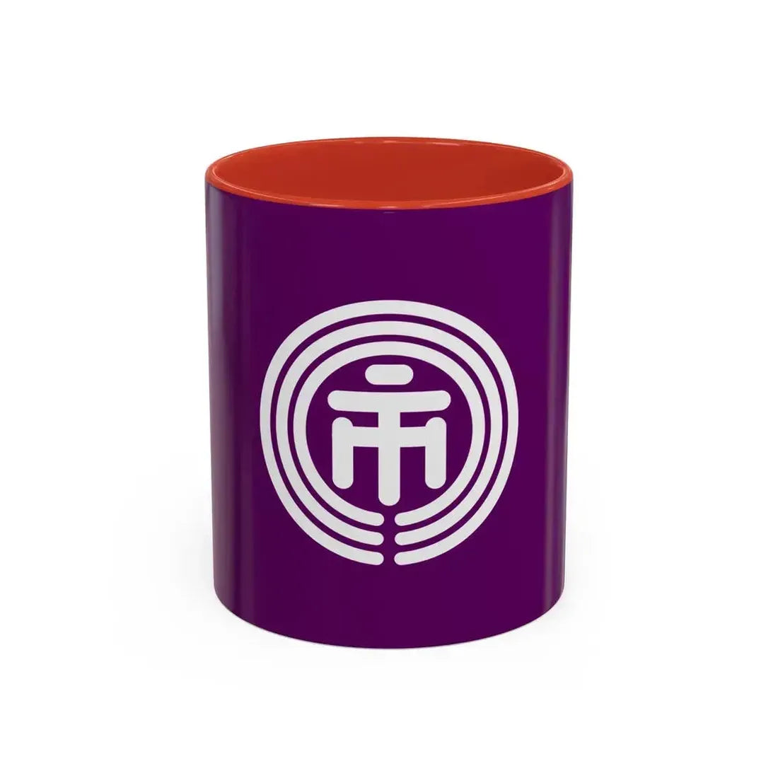 Flag of Ichikawa Chiba Japan - Accent Coffee Mug 11oz Red - Go Mug Yourself
