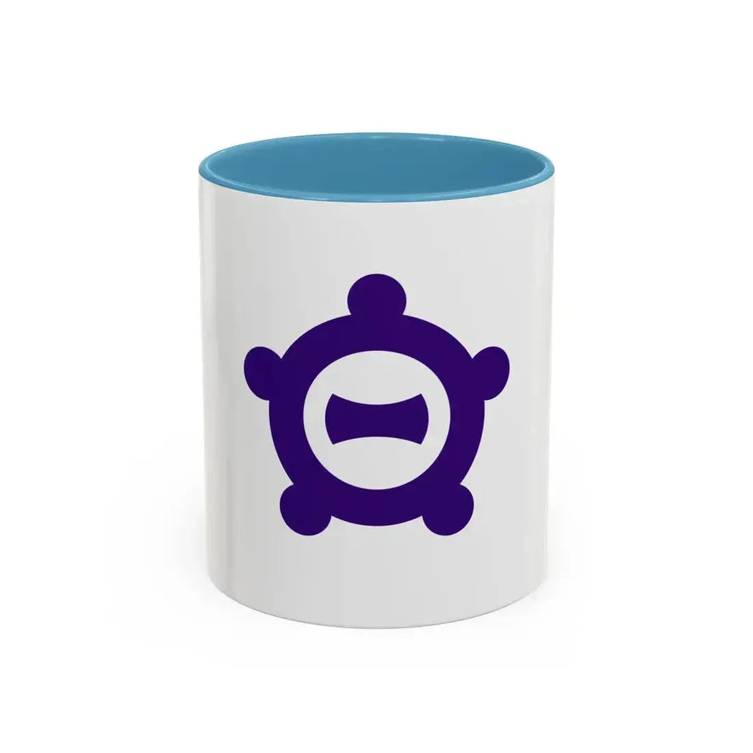 Flag of Ichinomiya Aichi Japan - Accent Coffee Mug 11oz Light Blue - Go Mug Yourself