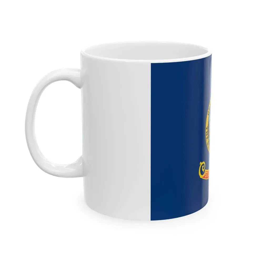 Flag of Idaho (United States) White Coffee Mug - Go Mug Yourself