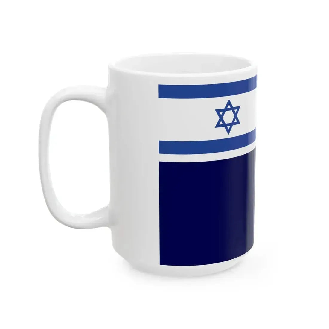 Flag of IDF Chief of Staff at Sea (Israel) White Coffee Mug - Go Mug Yourself