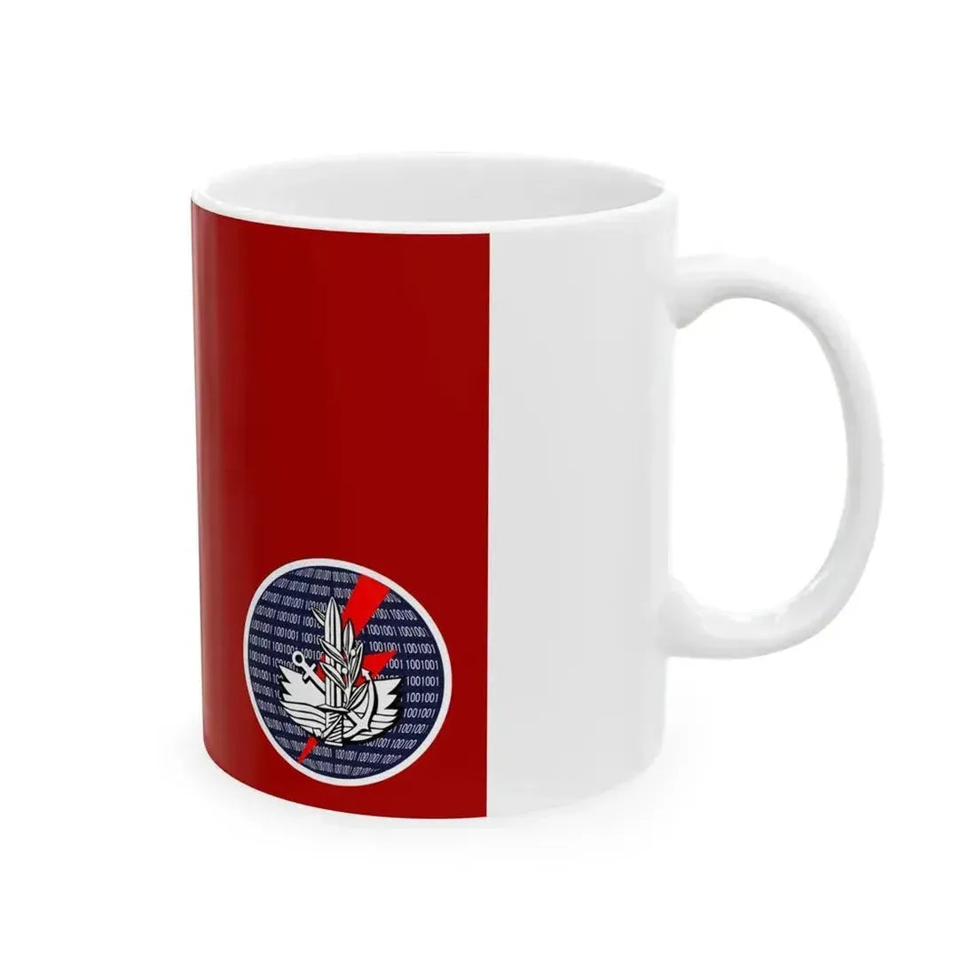 Flag of IDF Computer Service Directorate (Israel) White Coffee Mug - Go Mug Yourself