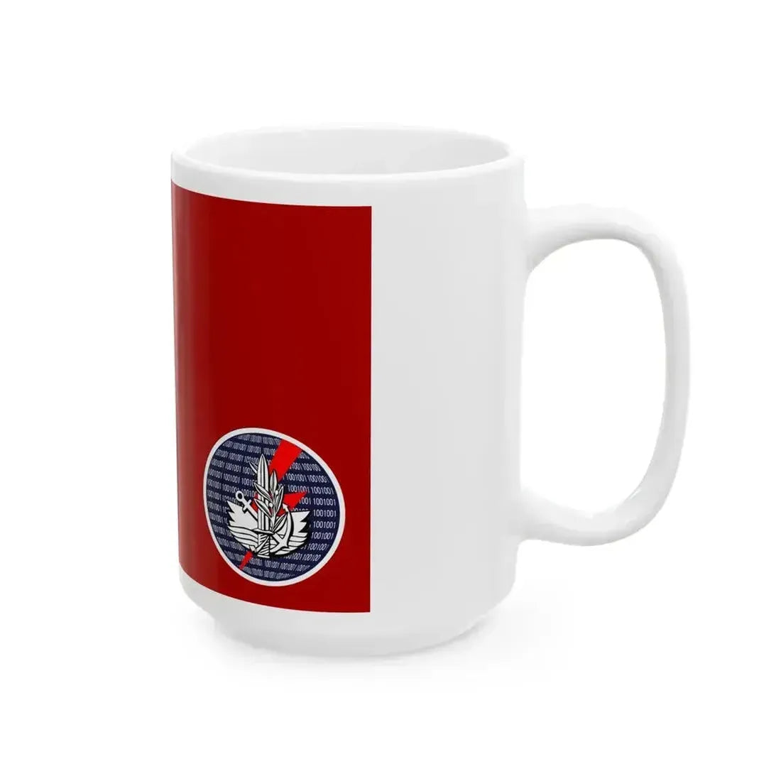 Flag of IDF Computer Service Directorate (Israel) White Coffee Mug - Go Mug Yourself