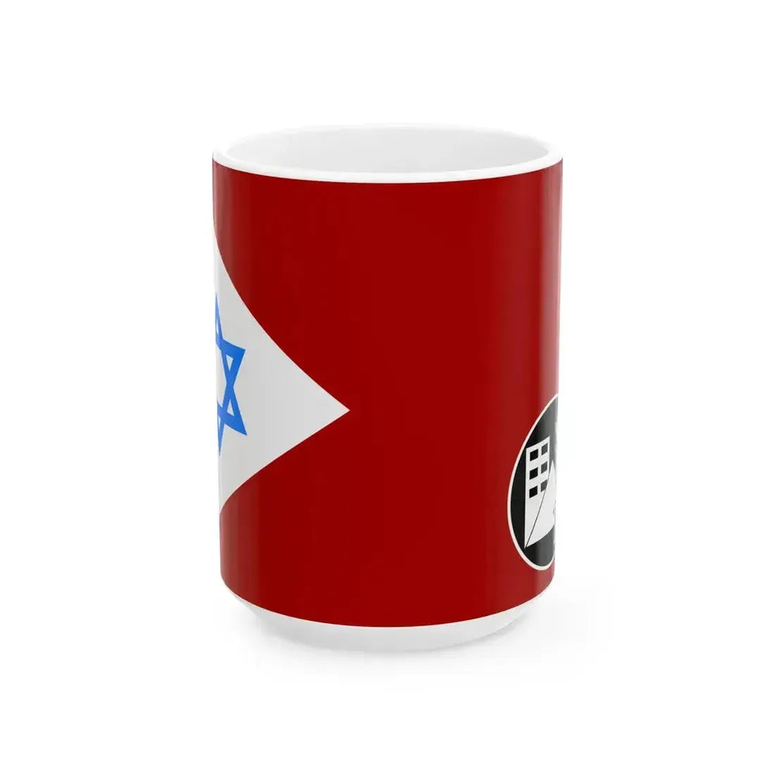 Flag of IDF Home Front Command (Israel) White Coffee Mug 15oz - Go Mug Yourself