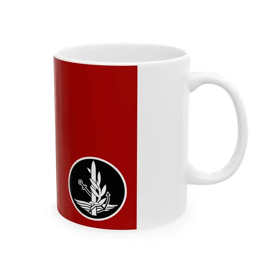 Flag of IDF Operations Directorate (Israel) White Coffee Mug - Go Mug Yourself