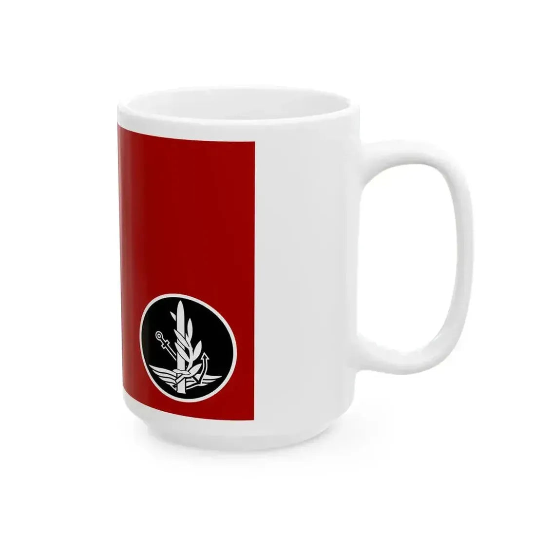 Flag of IDF Operations Directorate (Israel) White Coffee Mug - Go Mug Yourself