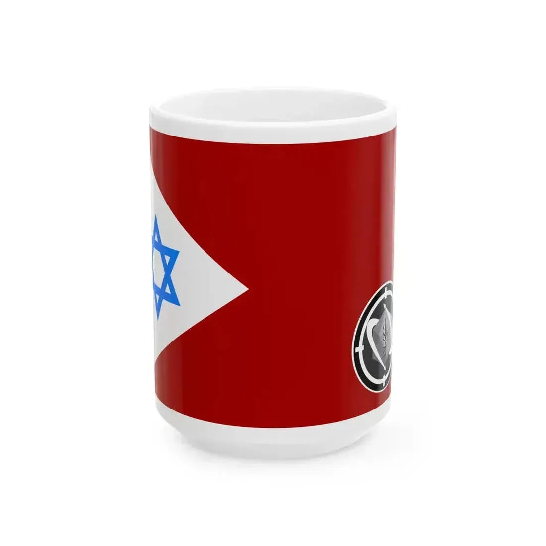 Flag of IDF Technological and Logistics Directorate (Israel) White Coffee Mug 15oz - Go Mug Yourself