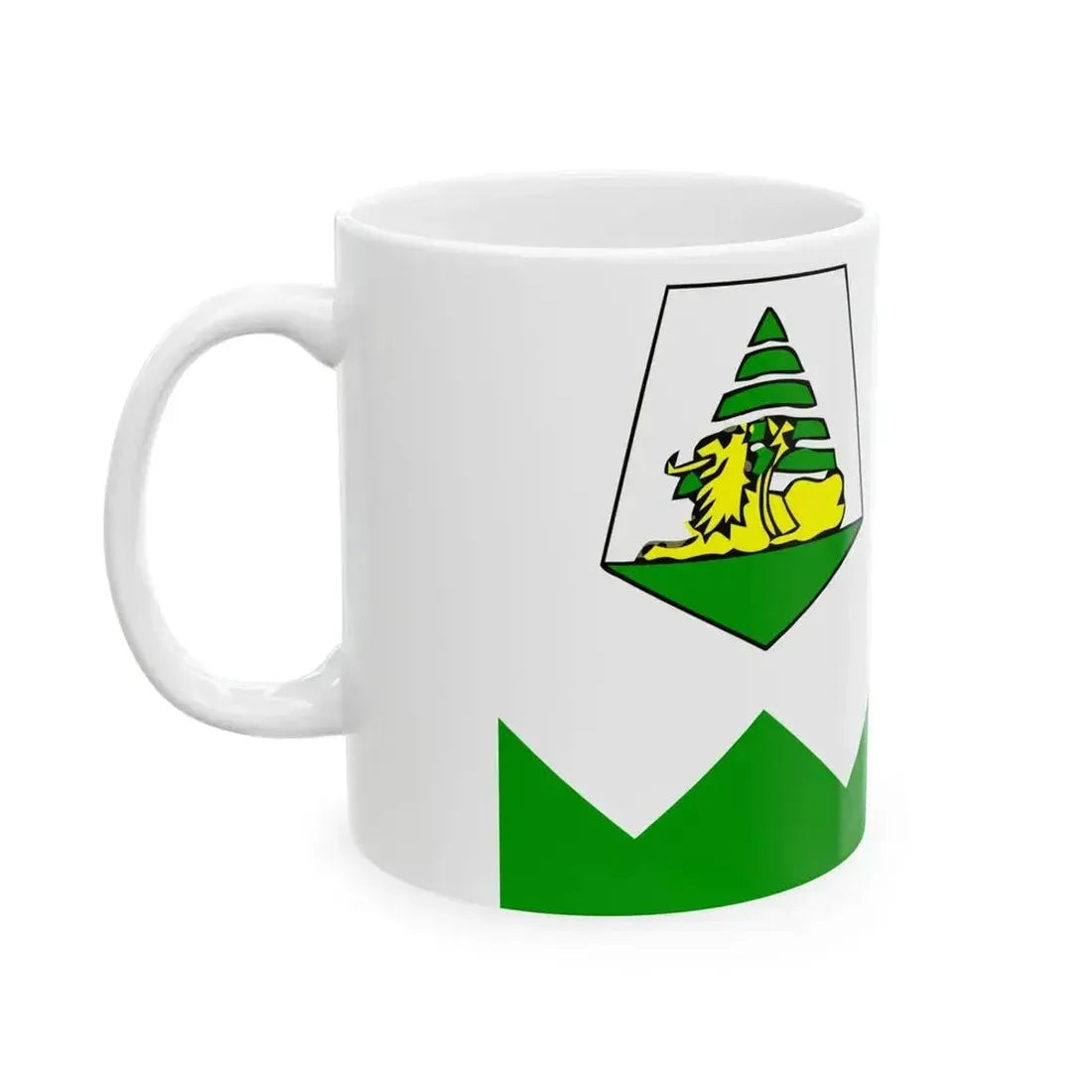 Flag of Ifrane province (Morocco) White Coffee Mug - Go Mug Yourself