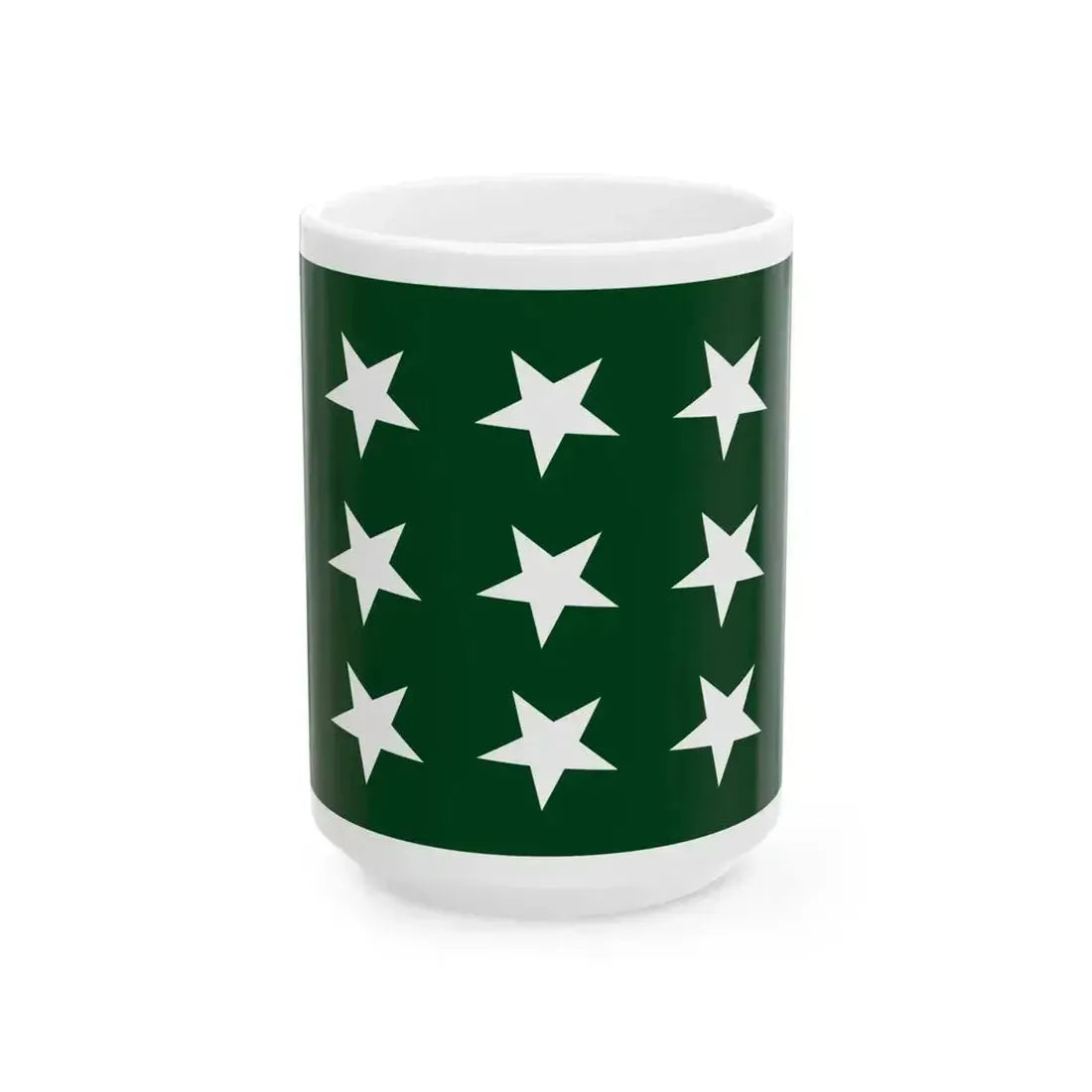 Flag of IJI (Pakistan) White Coffee Mug 15oz - Go Mug Yourself