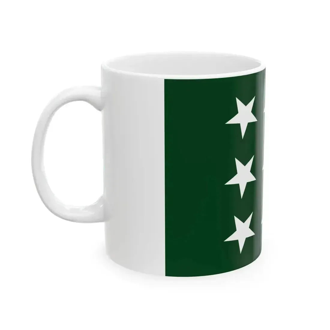 Flag of IJI (Pakistan) White Coffee Mug - Go Mug Yourself