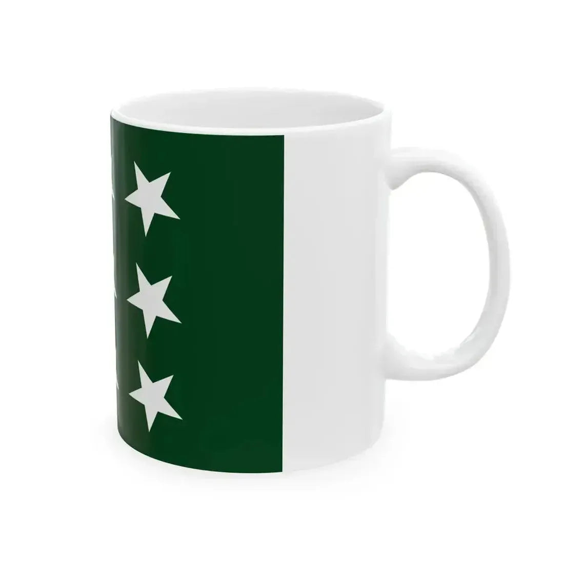 Flag of IJI (Pakistan) White Coffee Mug - Go Mug Yourself