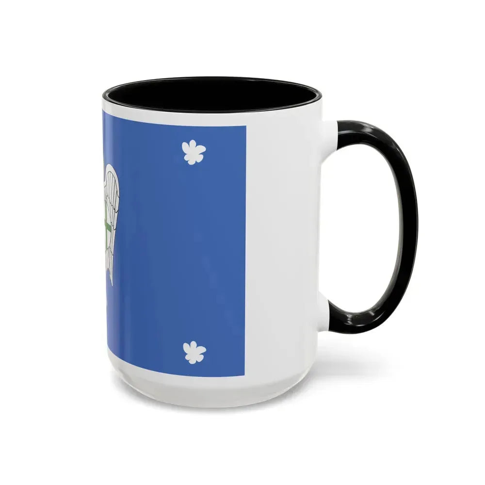 Flag of Iklin Malta - Accent Coffee Mug - Go Mug Yourself