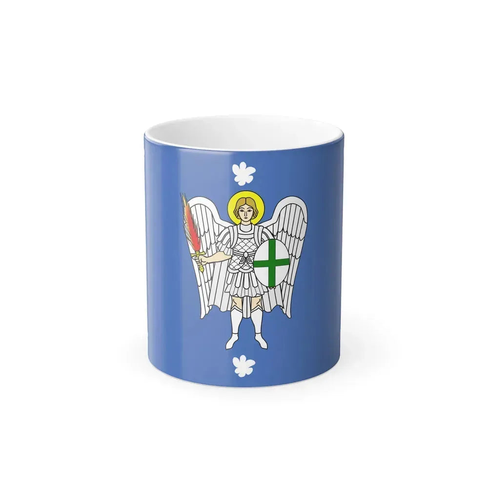 Flag of Iklin Malta - Color Changing Coffee Mug 11oz - Go Mug Yourself