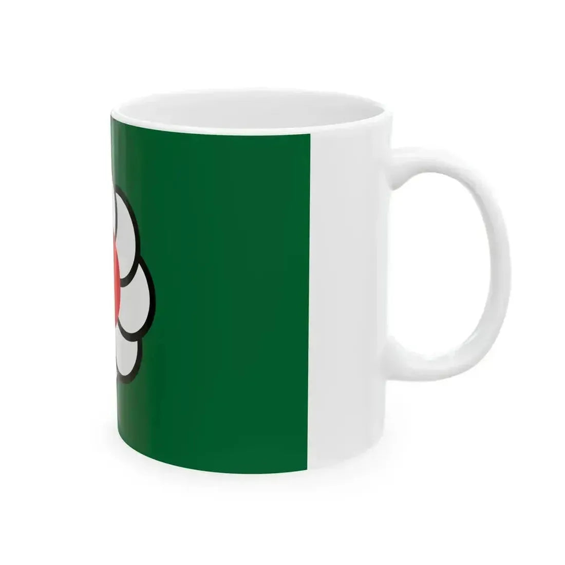 Flag of Ikutahara Hokkaido 1944-2005 (Japan) White Coffee Mug - Go Mug Yourself