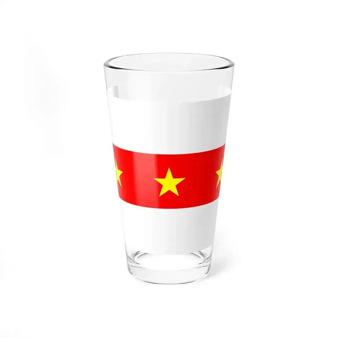 Flag of Il Fgura Malta - Pint Glass 16oz 16oz - Go Mug Yourself