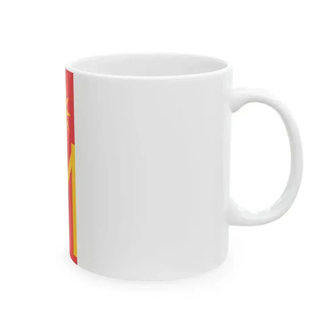 Flag of Ilinden (North Macedonia) White Coffee Mug - Go Mug Yourself