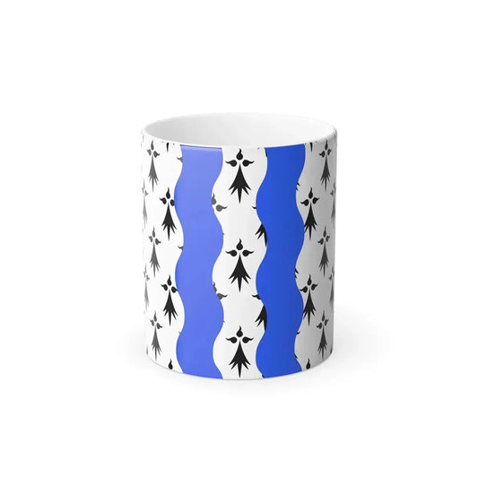 Flag of Ille et Vilaine France 2 - Color Changing Coffee Mug 11oz - Go Mug Yourself