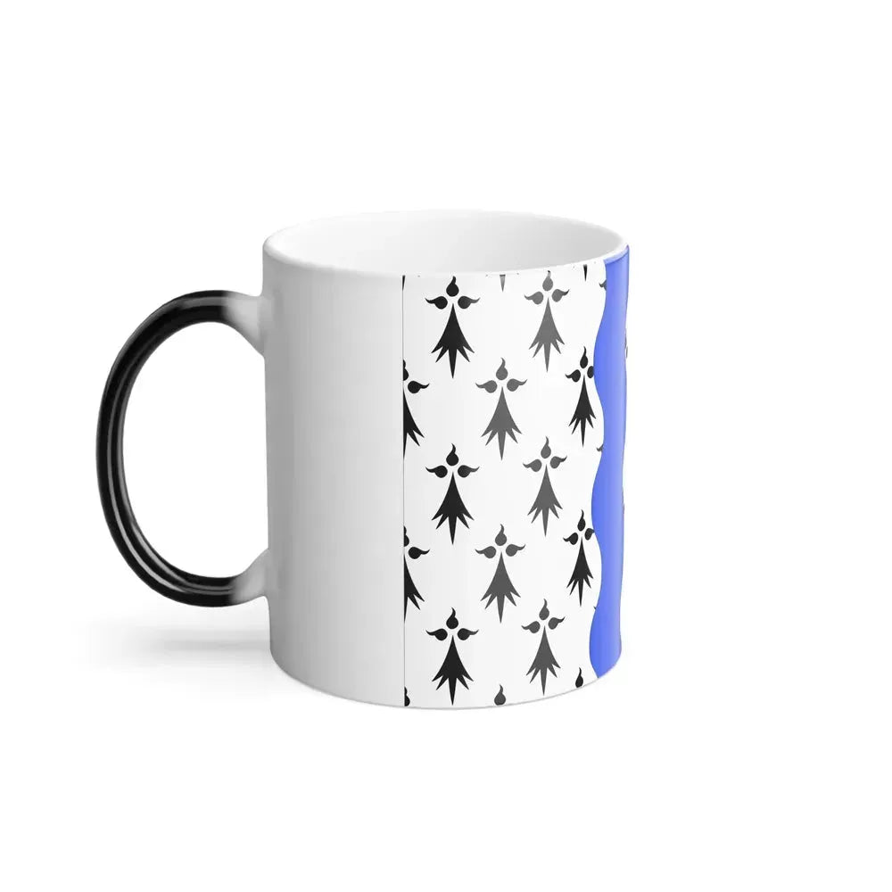 Flag of Ille et Vilaine France 2 - Color Changing Coffee Mug - Go Mug Yourself