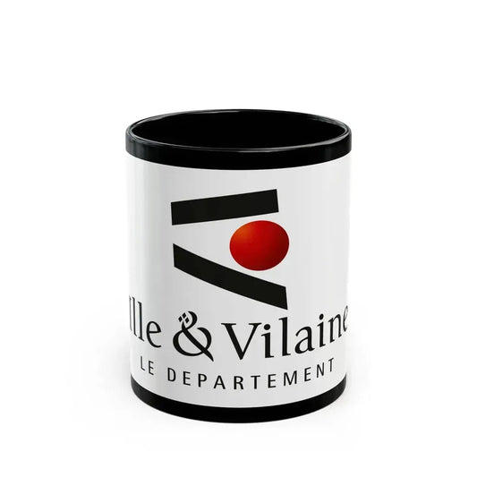 Flag of Ille et Vilaine France - Black Coffee Mug 11oz - Go Mug Yourself