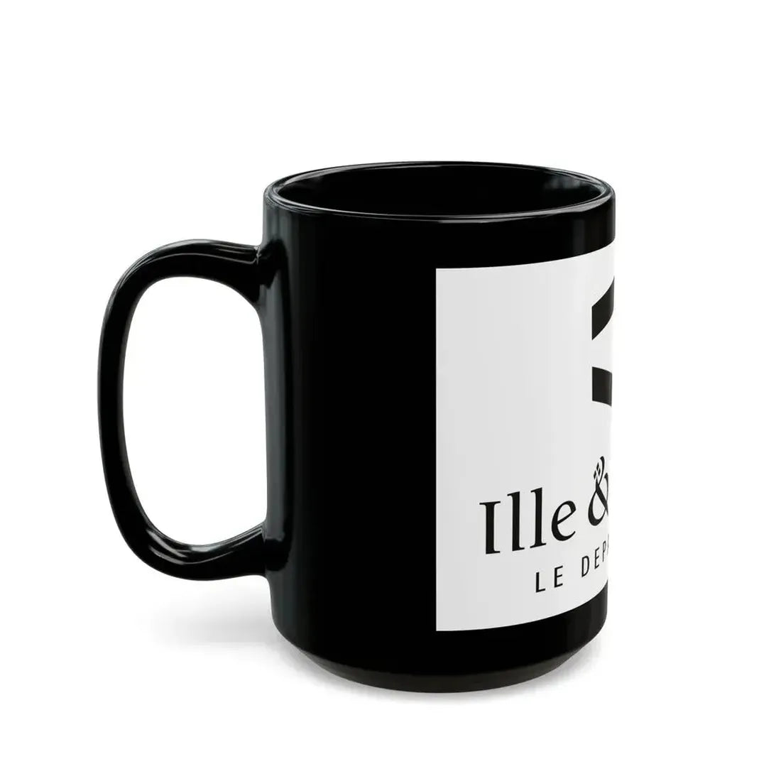 Flag of Ille et Vilaine France - Black Coffee Mug - Go Mug Yourself