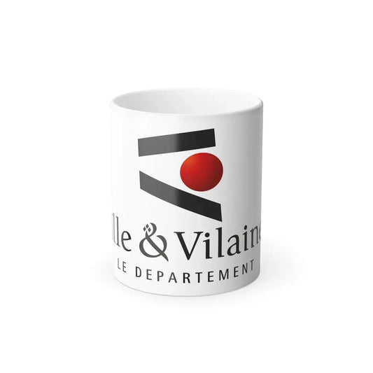 Flag of Ille et Vilaine France - Color Changing Coffee Mug 11oz - Go Mug Yourself