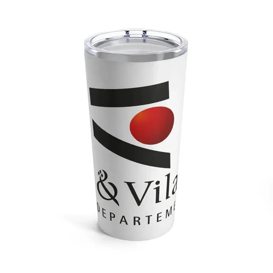 Flag of Ille et Vilaine France - Tumbler 20oz 20oz - Go Mug Yourself