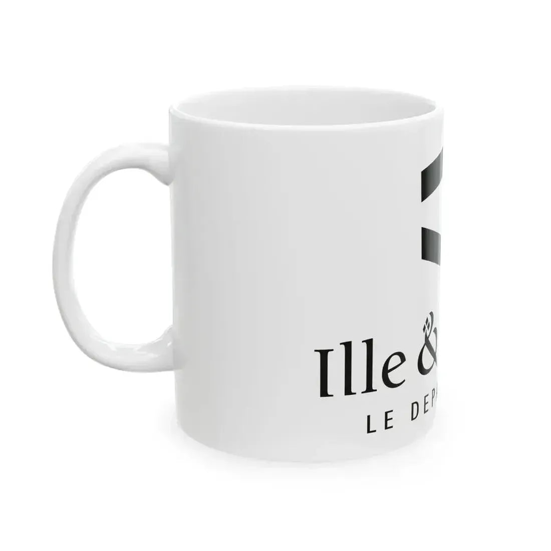 Flag of Ille et Vilaine France - White Coffee Mug - Go Mug Yourself