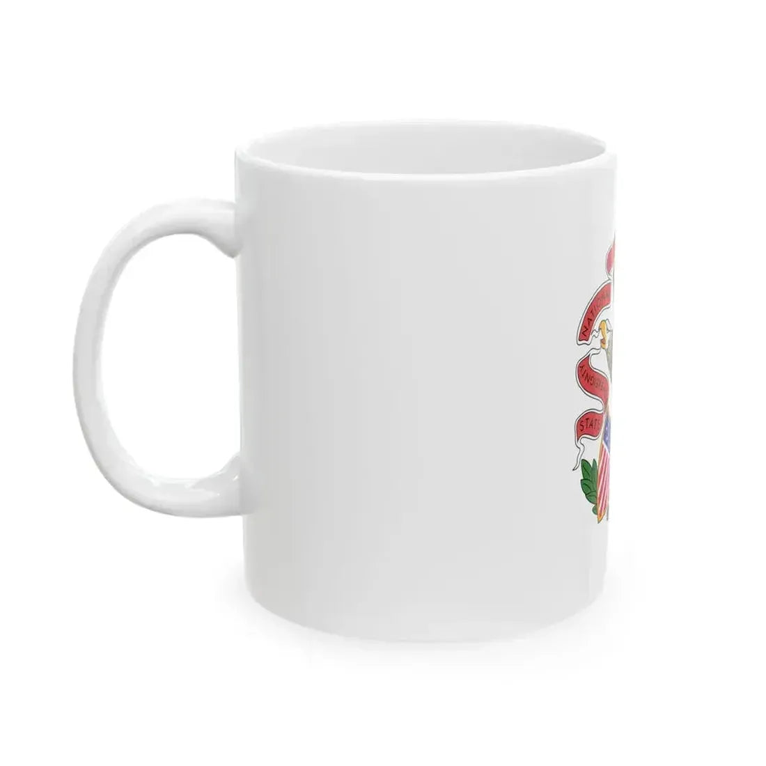 Flag of Illinois 1915-1969 (United States) White Coffee Mug - Go Mug Yourself
