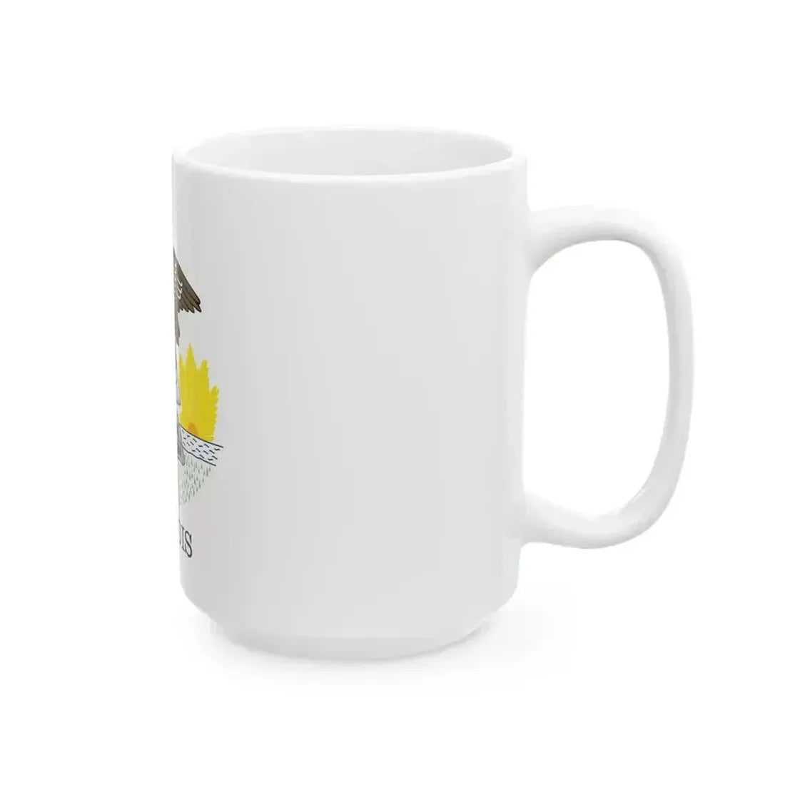 Flag of Illinois 3-2 (United States) White Coffee Mug - Go Mug Yourself