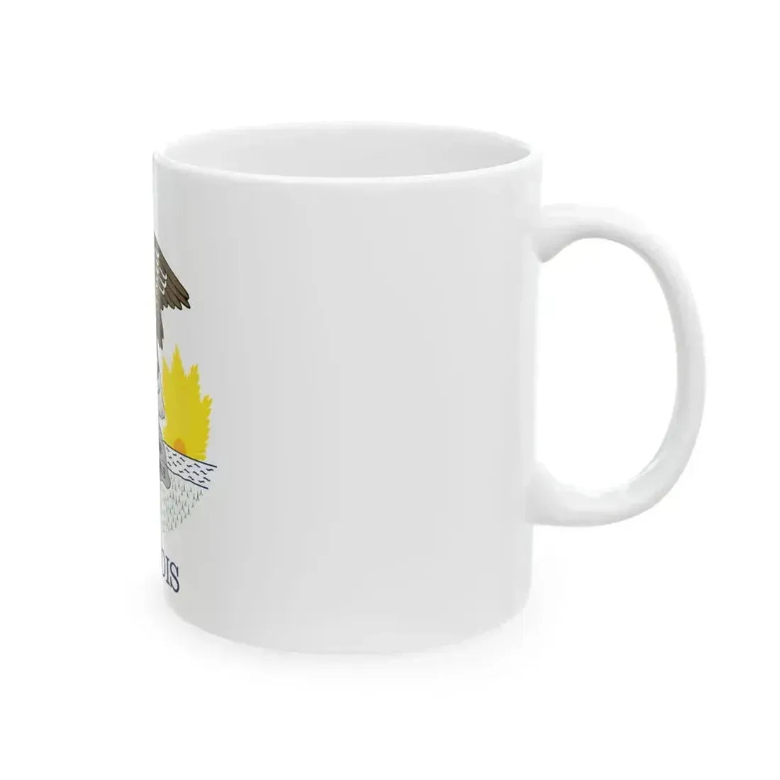 Flag of Illinois (United States) White Coffee Mug - Go Mug Yourself
