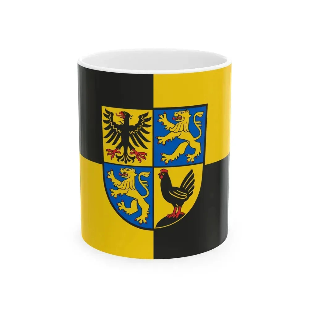Flag of Ilm Kreis Germany - White Coffee Mug 11oz - Go Mug Yourself