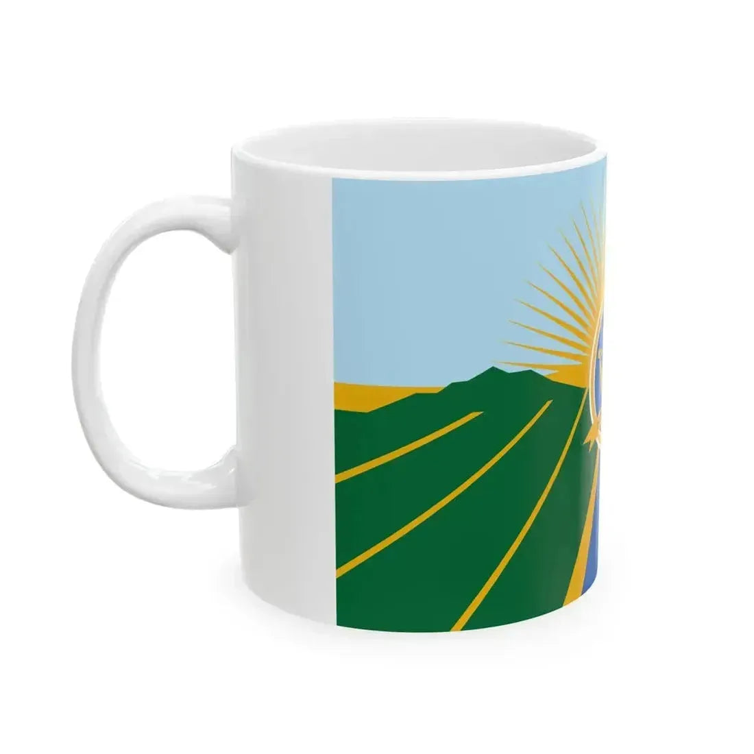 Flag of Imperial County California (United States) White Coffee Mug - Go Mug Yourself
