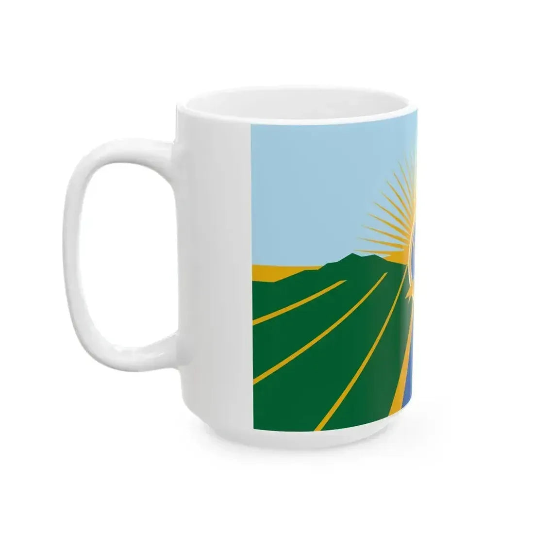 Flag of Imperial County California (United States) White Coffee Mug - Go Mug Yourself