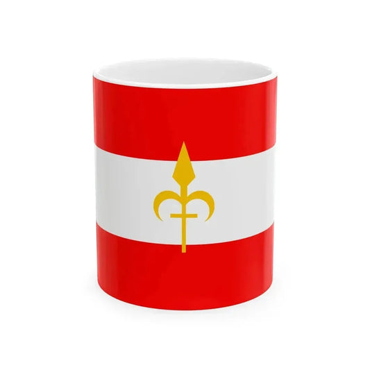 Flag of Imperial Free City of Trieste (Italy) White Coffee Mug 11oz - Go Mug Yourself