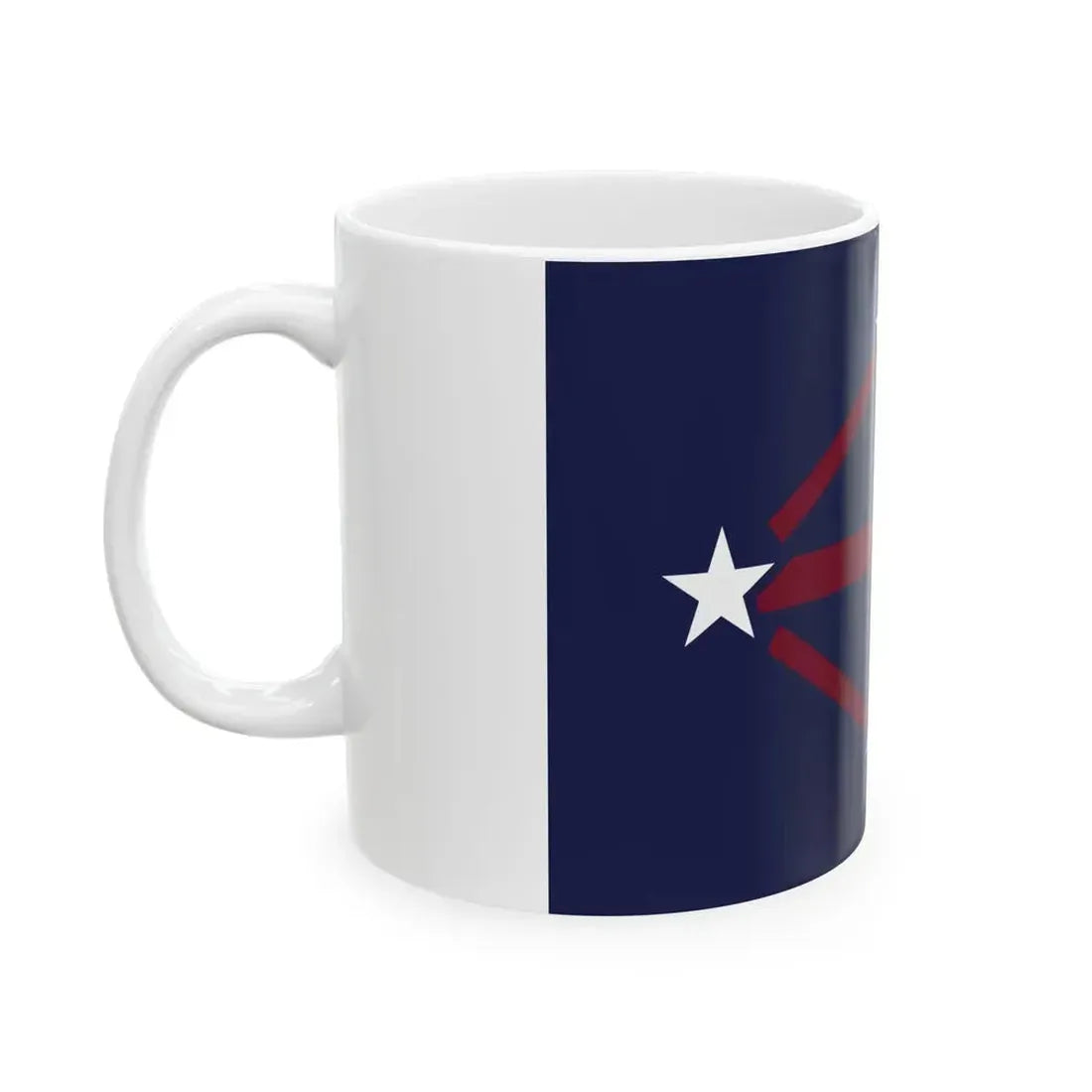 Flag of Imperial Japanese Antarctic Expedition 2 - White Coffee Mug - Go Mug Yourself