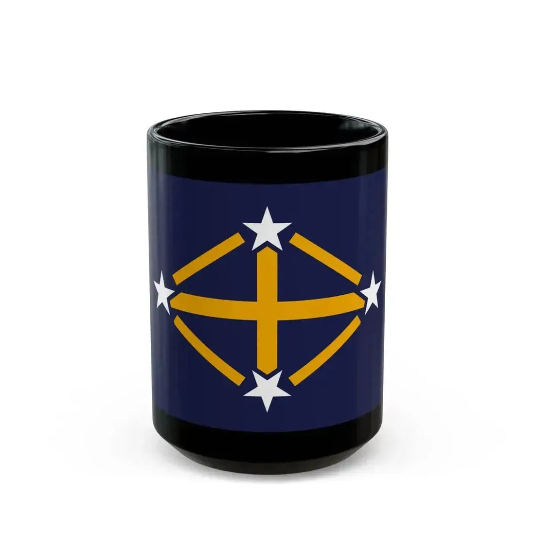 Flag of Imperial Japanese Antarctic Expedition - Black Coffee Mug 15oz - Go Mug Yourself