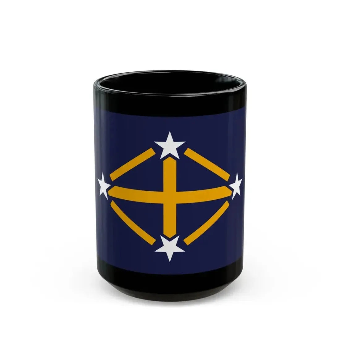 Flag of Imperial Japanese Antarctic Expedition - Black Coffee Mug 15oz - Go Mug Yourself
