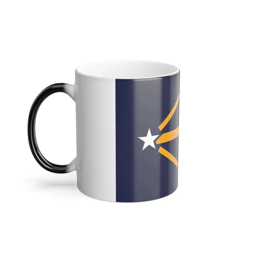Flag of Imperial Japanese Antarctic Expedition - Color Changing Coffee Mug - Go Mug Yourself
