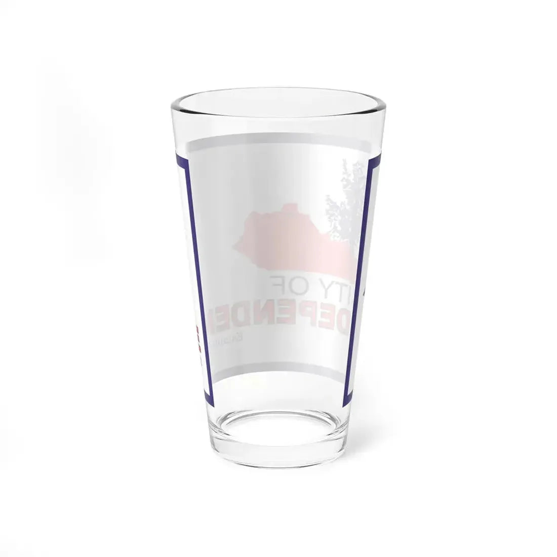 Flag of Independence Kentucky (United States) Pint Glass 16oz - Go Mug Yourself