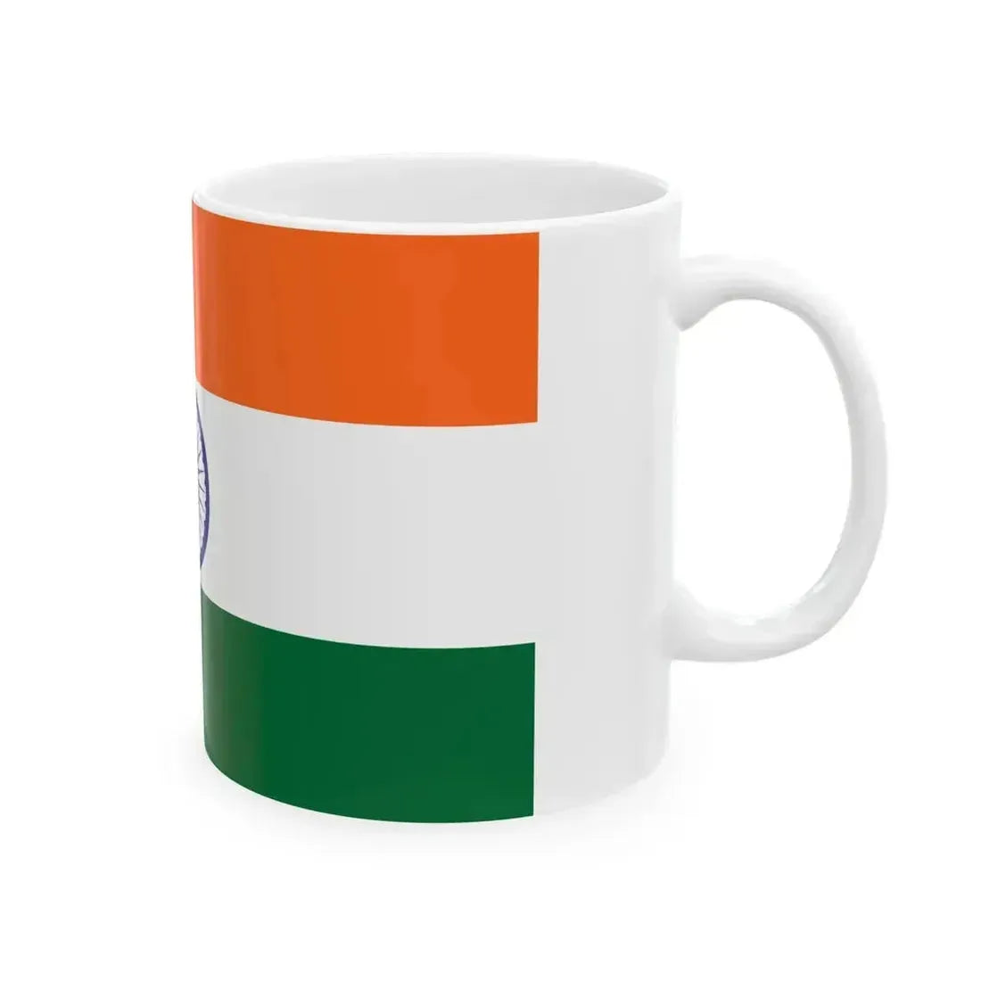 Flag of India (India) White Coffee Mug - Go Mug Yourself