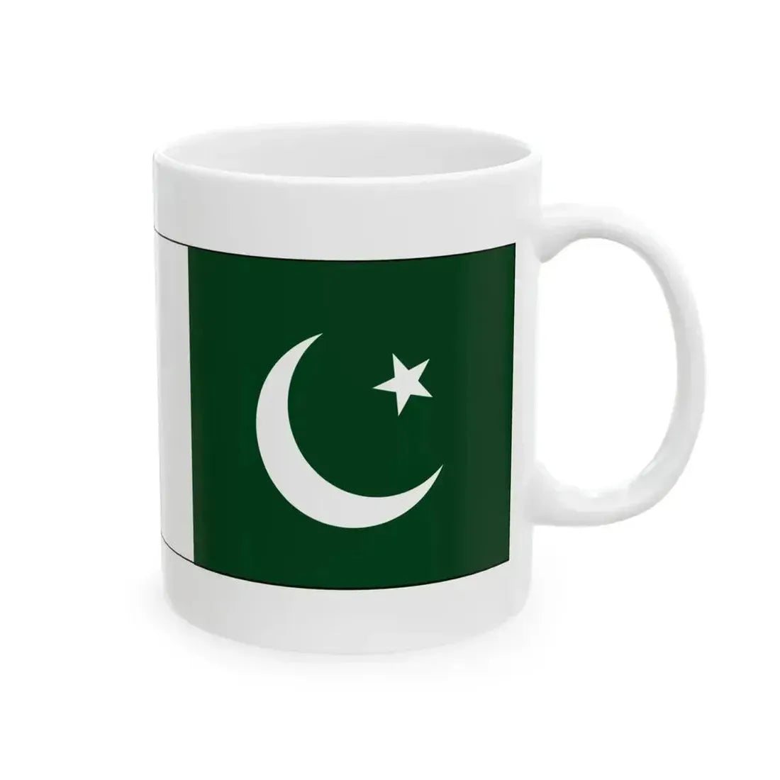 Flag of India--Pakistan (India) White Coffee Mug - Go Mug Yourself