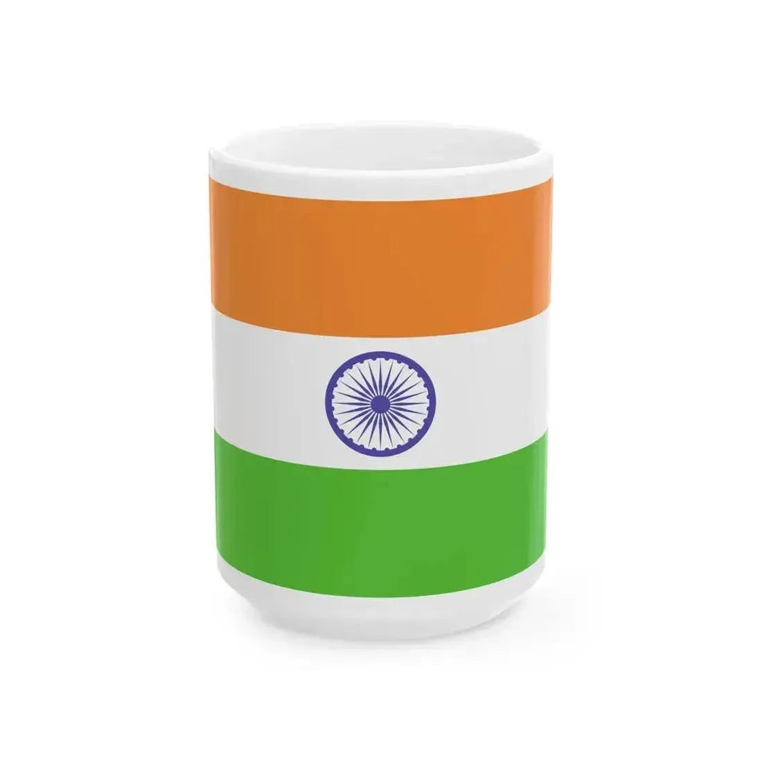 Flag of India WFB 2000 (India) White Coffee Mug 15oz - Go Mug Yourself