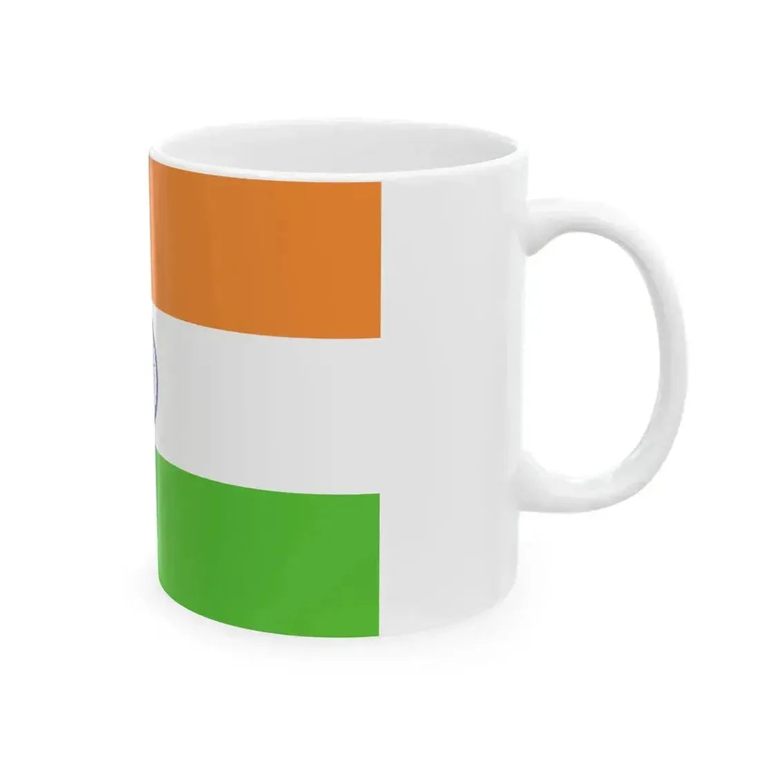 Flag of India WFB 2000 (India) White Coffee Mug - Go Mug Yourself