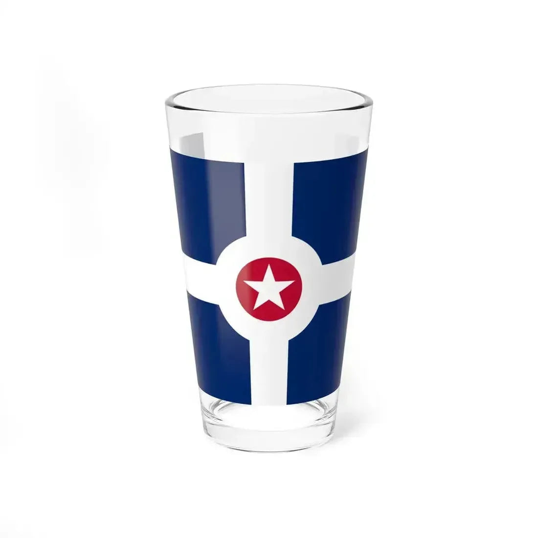 Flag of Indianapolis - Pint Glass 16oz 16oz - Go Mug Yourself